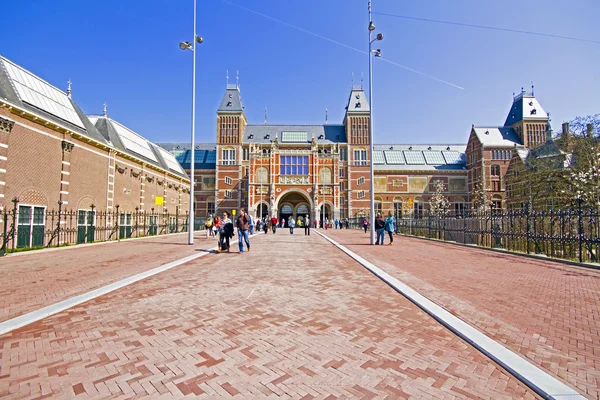 Newly restored Rijksmuseum in Amsterdam the Netherlands — Stock Photo, Image