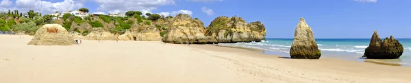 Panorama from Praia Tres Irmaos in Alvor in the Algarve Portugal — Stock Photo, Image