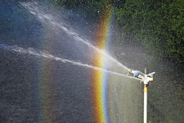 Sprinkler pulverização de água — Fotografia de Stock