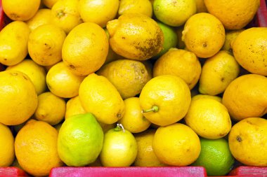 Organic citrons from Portugal clipart