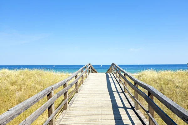 Stairway to the atlantic ocean — Stock Photo, Image