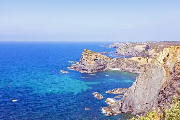 Portekiz 'den batı kıyısına bakın. — Stok fotoğraf