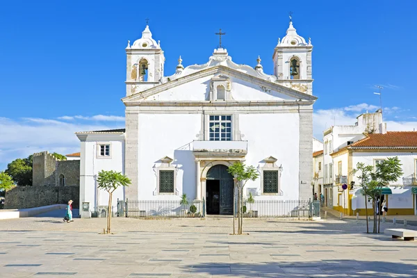 Středověký kostel st. Maria v Portugalsku lagos — Stock fotografie