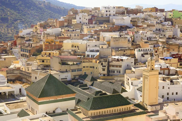 Moulay idriss is de heiligste stad in Marokko. — Stockfoto