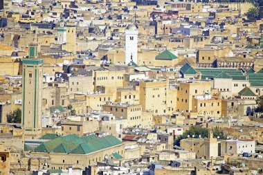 kairaouine Camii, fes, Fas-Afrika görünümü