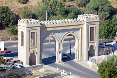 bab boujelud kapısı eski medina fes, Fas, Afrika