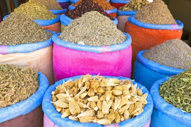 baharat pazarında Fas