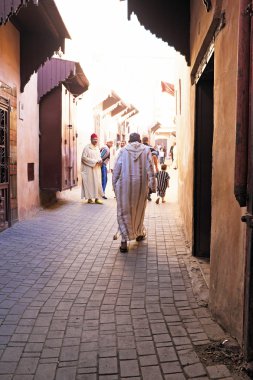 Fes, marocco - 15 Ekim 2013: arkadaşlar vermek en iyi dilek olarak e
