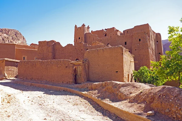 La ciudad fortificada de Ait ben Haddou cerca de Ouarzazate Marruecos —  Fotos de Stock