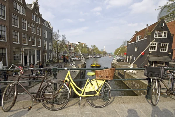 Schilderachtige stad van amsterdam Nederland — Stockfoto