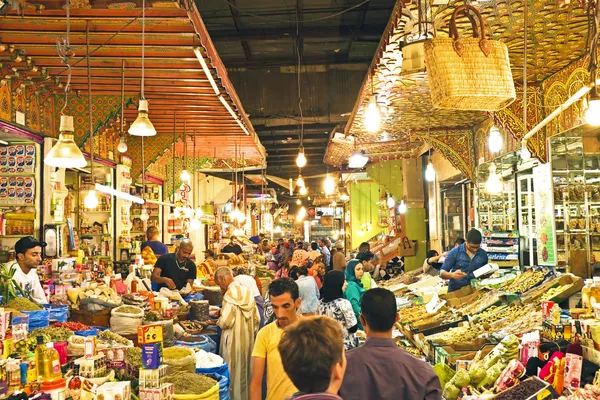 Street markt Rechtenvrije Stockafbeeldingen