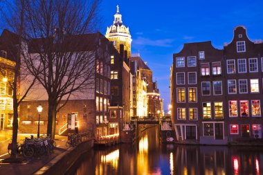 Amsterdam gece