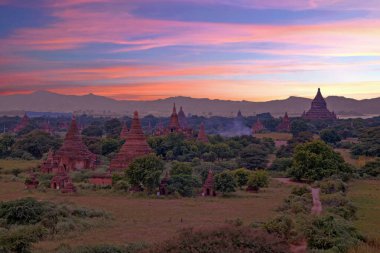 Bagan, Myanmar 'daki antik tapınaklar