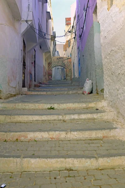 Alte Straße Moulay Idriss Marokko Afrika — Stockfoto