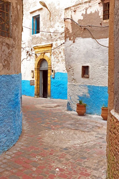 Typische Oude Marokkaanse Straat Rabat Marokko — Stockfoto