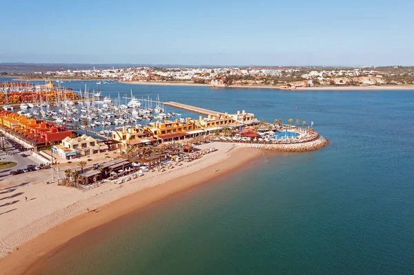 Aerial Marina Portimao Algarve Portugal — Foto de Stock