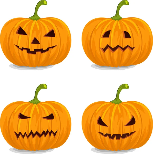 Pumpkins for Halloween — Stock Vector