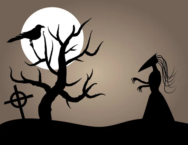 Halloween Creature — Stock Vector