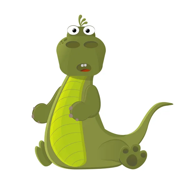 Little Cute Dinosaur Stock Illustration