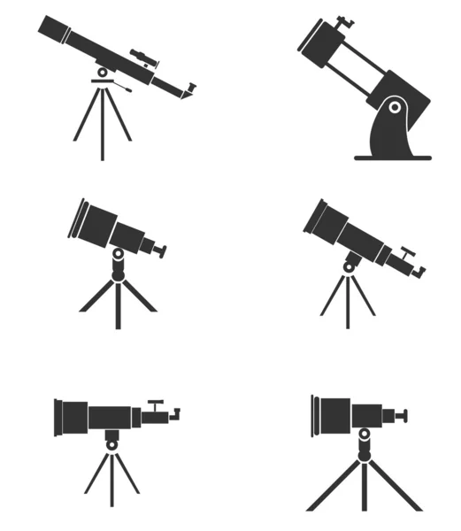 Set of Telescopes — Stock Vector