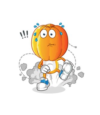 Yıldız Meyve Kafa karikatürü çiziyor. karakter vektörü