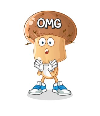 Mantar başlı çizgi film. Aman Tanrım. çizgi film karakteri