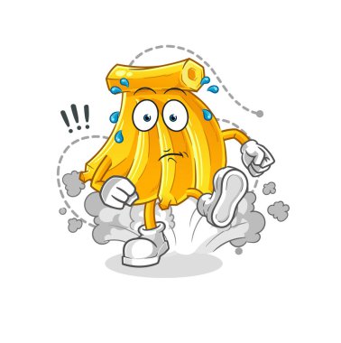 Muz çizimi. karakter vektörü