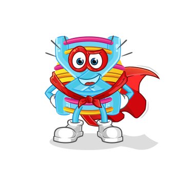 DNA kahramanları vektörü. çizgi film karakteri