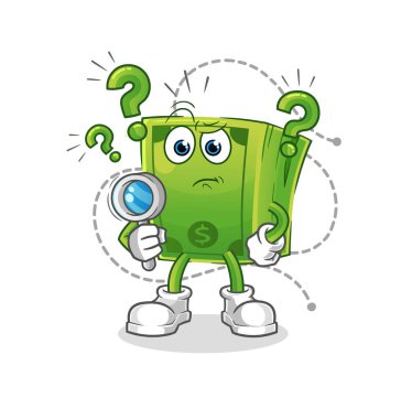 para arayışı illüstrasyon. karakter vektörü