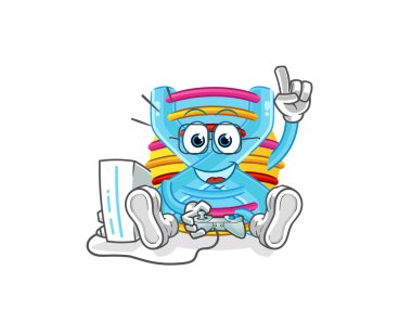 DNA oyun oynuyor. çizgi film karakteri