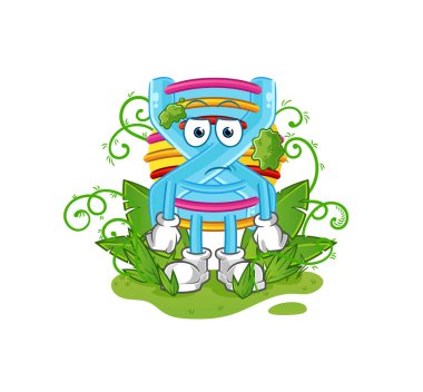 DNA çok uzun zamandır maskotluk yapıyor. çizgi film vektörü