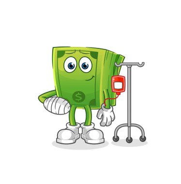 Para hastasıyım. karakter vektörü