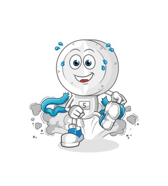 İlaç tableti baş çizgi film karakteri. çizgi film maskotu vektörü