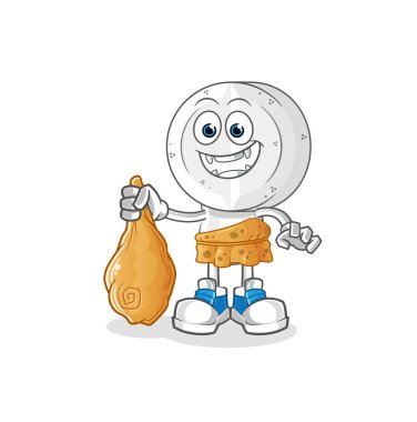 Eski karikatür başlığı. çizgi film maskotu vektörü