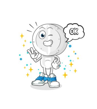 İlaç tableti kafalı çizgi film karakteri de maskota katılıyor. çizgi film vektörü