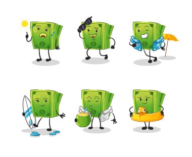 para bayramı karakteri. çizgi film maskotu vektörü