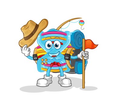 DNA keşif vektörü. çizgi film karakteri