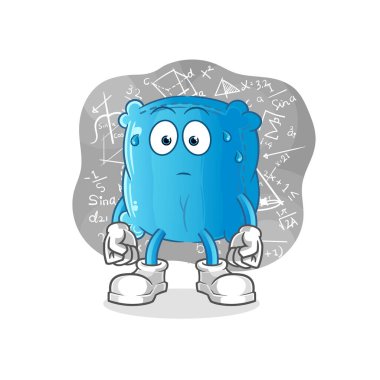 Yastık gibi düşün. çizgi film karakteri