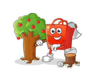 Marangoz illüstrasyonu. karakter vektörü