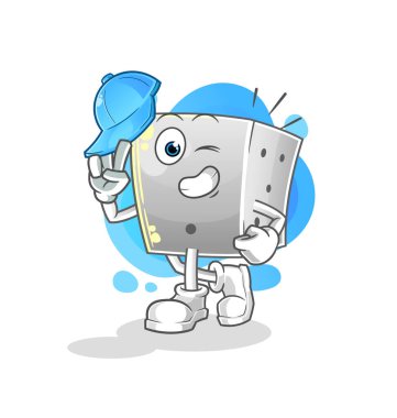 zar genç erkek karakter çizgi filmi