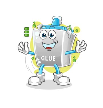 Tam pil karakteri. çizgi film maskotu vektörü