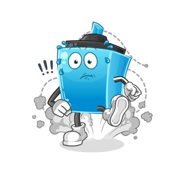 İşaretleyici kalem çizimi. karakter vektörü