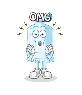 Diş macunu. Aman Tanrım. çizgi film karakteri