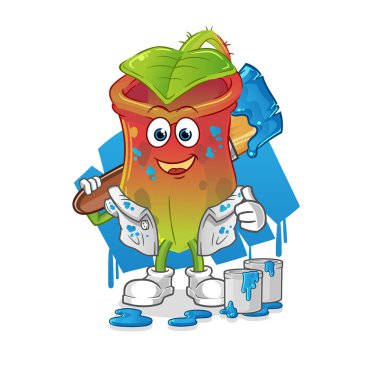 Ressam resimlerine ihtiyacı var. karakter vektörü