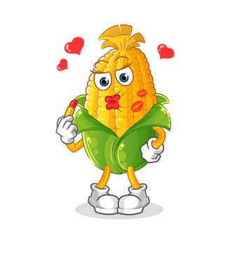 Mısır maskotu. çizgi film vektörü