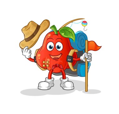 Su elması keşif vektörü. çizgi film karakteri