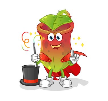 Sihirbaz illüstrasyonuna ihtiyacı var. karakter vektörü