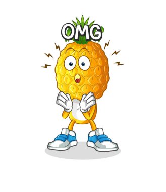 Ananas kafalı çizgi film. Aman Tanrım. çizgi film karakteri