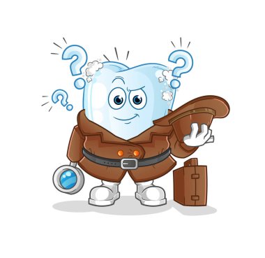 Köpük detektifli diş. çizgi film karakteri