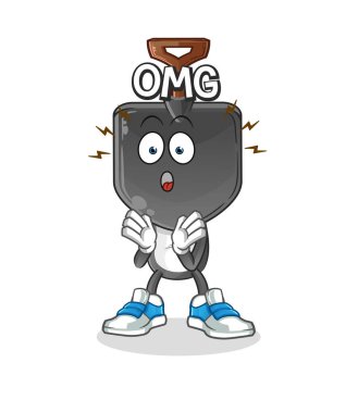 Kürek kafalı çizgi film. Aman Tanrım. çizgi film karakteri